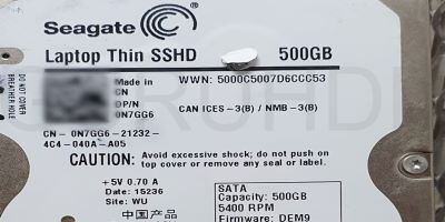 Data Recovery Seagate SSHD 500 GB